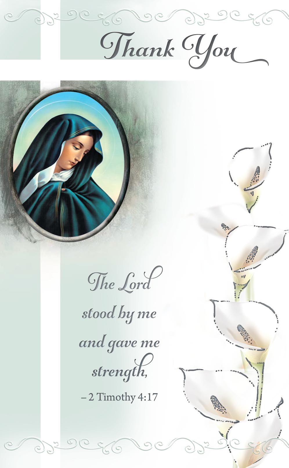 Greetings of Faith Greeting Cards Thank You | Religious | Catholic